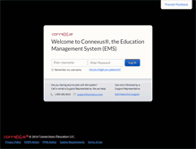Tablet Screenshot of connexus.com